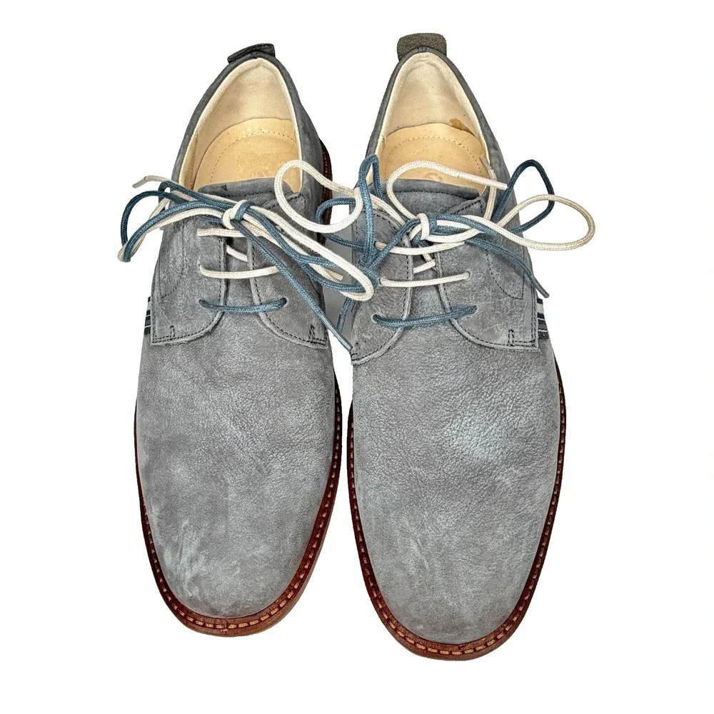 ECCO gray suede lace-up derby shoes men's‎ EU 40 (US ~7–7.5)